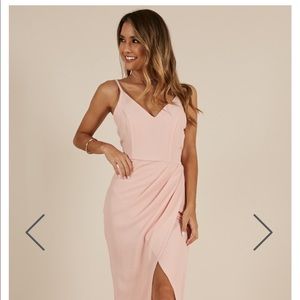 NWT Showpo Blush Maxi Dress